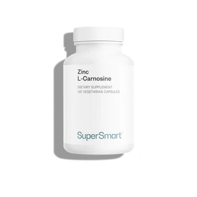 Image of Supersmart Zinc L Carnosine Gut Health &amp; Anti Inflammatory Supplement Help Reduce Acid Reflux Non GMO Gluten Free 90 Vegetarian Capsules