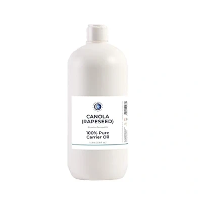 Image of Mystic Moments Canola (Rapeseed) Carrier Oil 1 Litre Pure &amp; Natural Perfect For Hair, Face, Nails, Aromatherapy, Massage and Dilution Vegan GMO Free