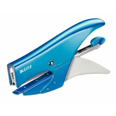 Image of Leitz Rear Loading Metal Stapler 15 fogli Blue Metallized