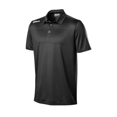 Image of Wilson Men&#039;s Golf Polo Shirt, Tour Polo, Shirt With UV Protection, Breathable And Quick Drying, Polyester