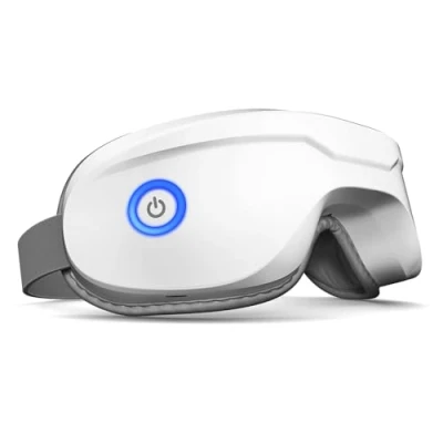 Image of Eye Massager with Heat, Latumab Therapy Compression, Vibration, Bluetooth Music, 5 Modes Rechargeable, for Relieve Strain Dark Circles Bags Dry Eyes Improve Sleep, White