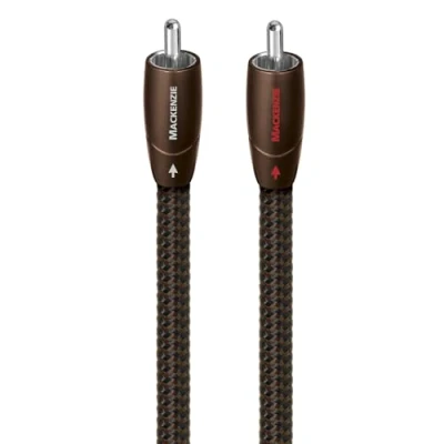 Image of audioquest 0.5m Mackenzie RCA Audio Cable Black (RCA 0.5m, Black)