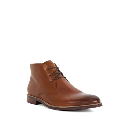 Image of Dune Mens Millers Round Toe Lace Up Boots Size UK 7 Chukka Tan