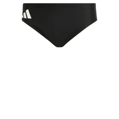 Image of adidas Men&#039;s Solid Swim Trunks, Black/White, XS