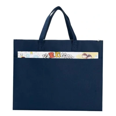 Image of A3 Art Portfolio Case Bag Artist Carrying Work Painting Folder Waterproof Drawing Board Storage Carry Tote for Artwork