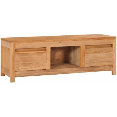 Image of vidaXL TV Cabinet 100x30x35 cm Solid Teak Wood