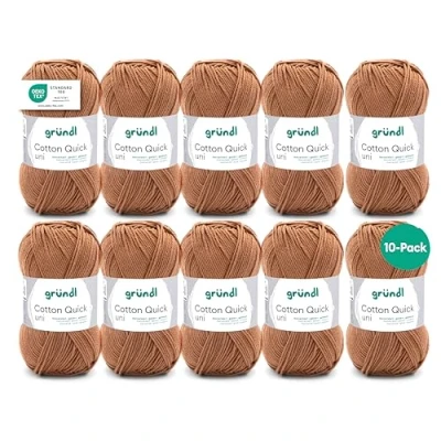 Image of Gründl Wool, Cotton, Caramel, 10 x 50 g