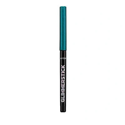 Image of Avon Glimmerstick Diamonds Shimmery Waterproof Eyeliner Teal Sparkle With Vitamin E 0.28g