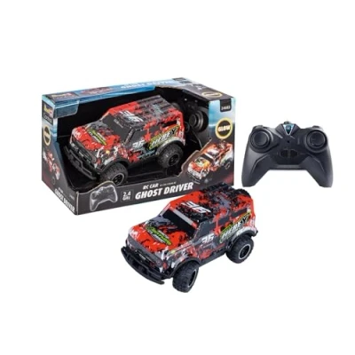 Image of Revell Control 24683 Remote Car Ghost Driver Red With Precise 2.4 GHz Control, 1:22 Scale, 17.5cm in length