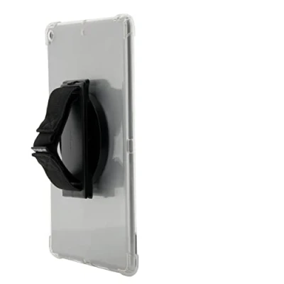 Image of Mobilis Universal 360 Rotating Stick On Hand Strap for Tablet + Kickstand Stylus Holder