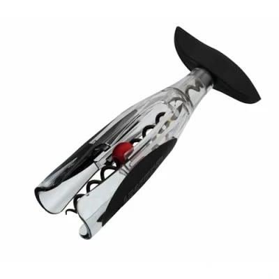 Image of Le Creuset Wine Accessories Table Model Corkscrew, Clear Plastic, 59065012607261