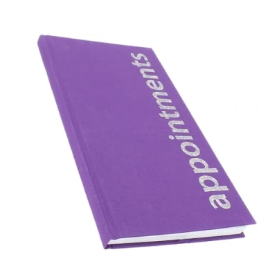 Image of Agenda Salon Appointment Book 3 Column Assistant Purple