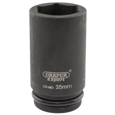 Image of Draper Expert HI TORQ� 6 Point Deep Impact Socket, 3/4&quot; Sq. Dr., 35mm