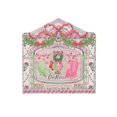Image of Cath Kidston A Doll&#039;s House Mirror Compact Eggnog Lip Balm 6g