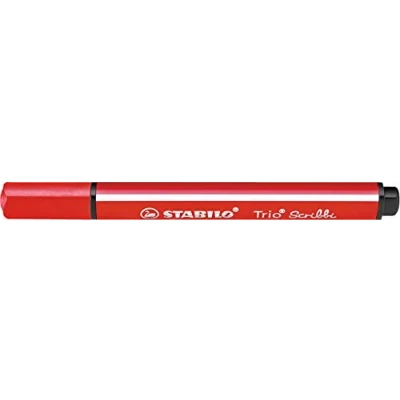 Image of Triangular Fibre Tip Pen STABILO Trio Scribbi Pack of 1 Red