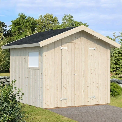 Image of 9&#039; x 9&#039;5 Palmako Nils Heavy Duty Wooden Apex Shed (2.8m 2.9m)