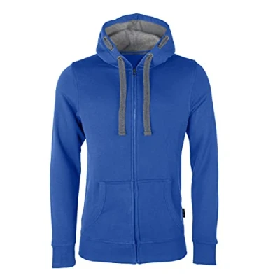 Image of HRM Men&#039;s Jacket M Hooded Sweatshirt, Royal Blue, S
