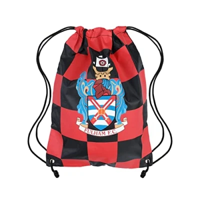 Image of FOCO Championship Football Fulham Fan Drawstring Bag For Gym Sport Beach Travel Women Men