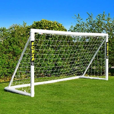 Image of FORZA 8ft x 4ft Kids Football Goal Durable &amp; Sturdy All Weather uPVC Goals Every Counts!