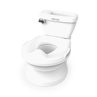 Image of Summer by Ingenuity My Size Potty Pro in White, Infant Training Toilet, Lifelike Flushing Sound, for Ages 18 Months, Up to 50 Pounds