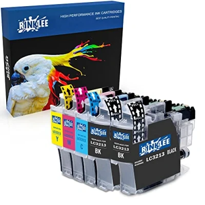 Image of RINKLEE 5 Compatible LC3213 Ink Cartridges Replacement for Brother DCP J572DW J774DW MFC J895DW J497DW J890DW J772DW J491DW