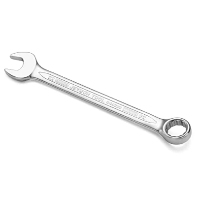 Image of Jetech 22mm Combination Wrench Durable Cr V Steel High Strength 12 Point Double Head Spanner in Sand Blasted Finish