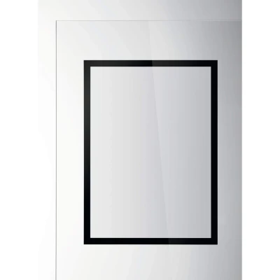 Image of Durable DURAFRAME SUN Static Cling Magnetic Frame A3 Format in Black Pack of 2 Frames UV and Heat Resistant Ideal for Retail Shop Windows