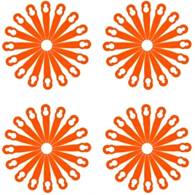 Image of 120pcs Replacement Plastic Blades Accessories for STIHL Polycut 2 FSA 45 Lawnmower Trimmer Grass Cutter