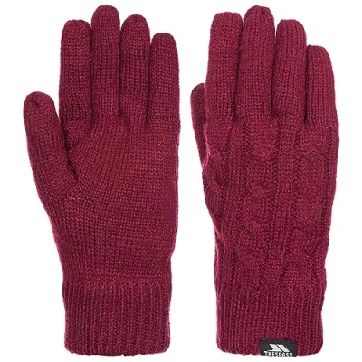 Image of Trespass Womens Knitted Gloves for Winter Sutella