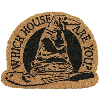Image of Harry Potter Sorting Hat &#039;Which House Are You? Door Mat Official Merchandise