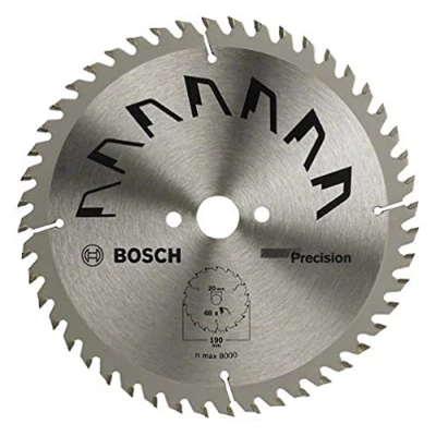 Image of Bosch 1x Circular Saw Blade Precison (for Wood, Ø 216 x 2.5/1.5 30 mm, 48 Teeth, ATB, Accessories for Saws)