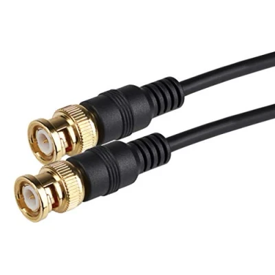 Image of Maplin 1.5m BNC Male to Coaxial Cable for video signals, CCTV, DVR, attenuator, function generators, portable ham radio antenna scanners