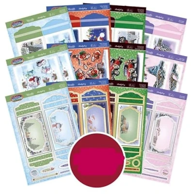 Image of Hunkydory Crafts Festive Diorama Concept Card Kit