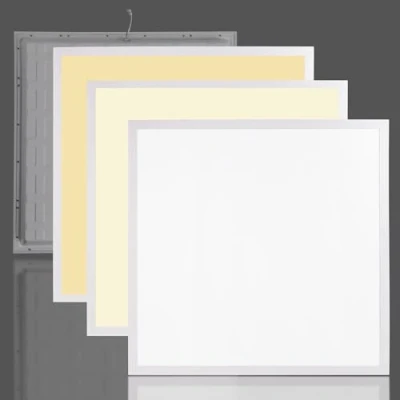 Image of MOSSODOR 600x600 LED Backlit Ceiling Panel Light 2pcs 6000K Cool White Lights for Office Long Life High Power Factor Square