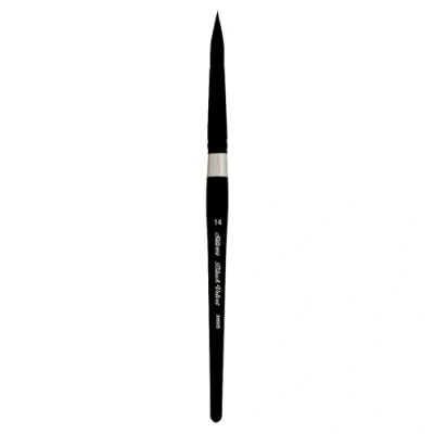 Image of Silver Brush Limited 3000S14 Black Velvet Round for Watercolour, Size 14, Short Handle
