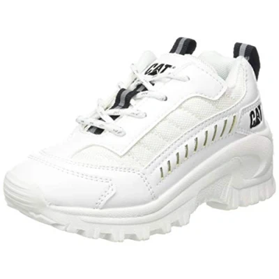 Image of Cat Footwear Unisex Intruder Boys Trainers Sneaker, White, 11 UK/EUR 29