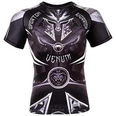 Image of Venum, Gladiator 3.0 Rashguard, Men&#039;s, XXL, Black/White