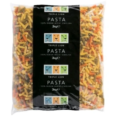 Image of Triple Lion Fusilli Tricolour Pasta 1x3kg