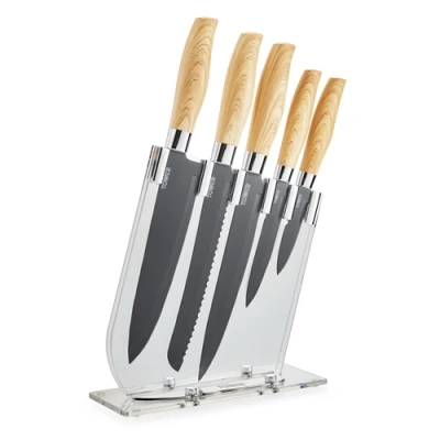 Image of Tower Scandi 5 Piece Knife Block