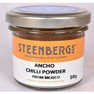 Image of Steenbergs Ancho Chilli Powder 50g
