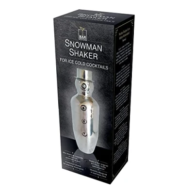 Image of Bar Originale Stainless Steel Snowman Cocktail Shaker