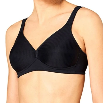 Image of Triumph Women&#039;s Modern Soft+Cotton N, Wireless Bra, BLACK