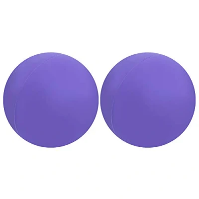 Image of Keenso Massaging Ball Stress Releax Exercise Pain Relief Smooth Lacrosse Foam Roller(Purple) Recreational Sports
