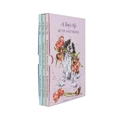 Image of Wrendale Designs A Dog&#039;s Life Set of 3 Notebooks