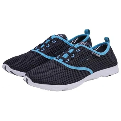 Image of Cressi Aqua Shoes Unisex Modern Water Sports Shoes, Black/Blue, 41