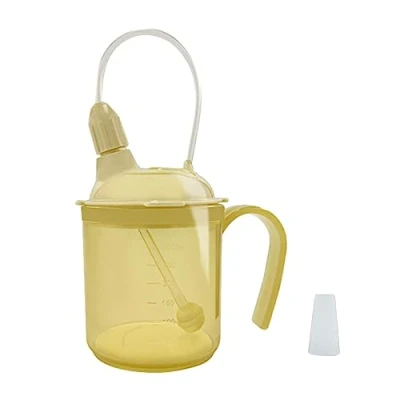 Image of Sippy Cup/Drinking Cup/Beaker/Mug for Disabled Adults with Easy Grip Handles Anti Splash Spout and Lid, 300ml