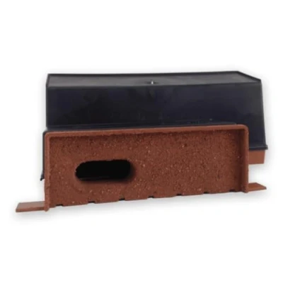 Image of Swift Nesting Brick Box, Terracotta Breeding Bird House for or Rendered Walls
