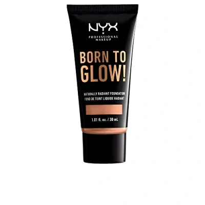 Image of NYX PROFESSIONAL MAKEUP Born To Glow Naturally Radiant Foundation, Medium Coverage Soft Beige