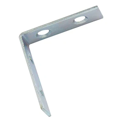Image of Merriway® BH01108 (25 Pcs) Bright Zinc Plated Corner Braces Brackets Plates, 40 mm (1.1/2 inch) Pack of 25 Pieces