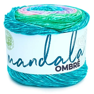 Image of Lion Brand Yarn Company Mandala Ombre Yarn, Balance, One Skein